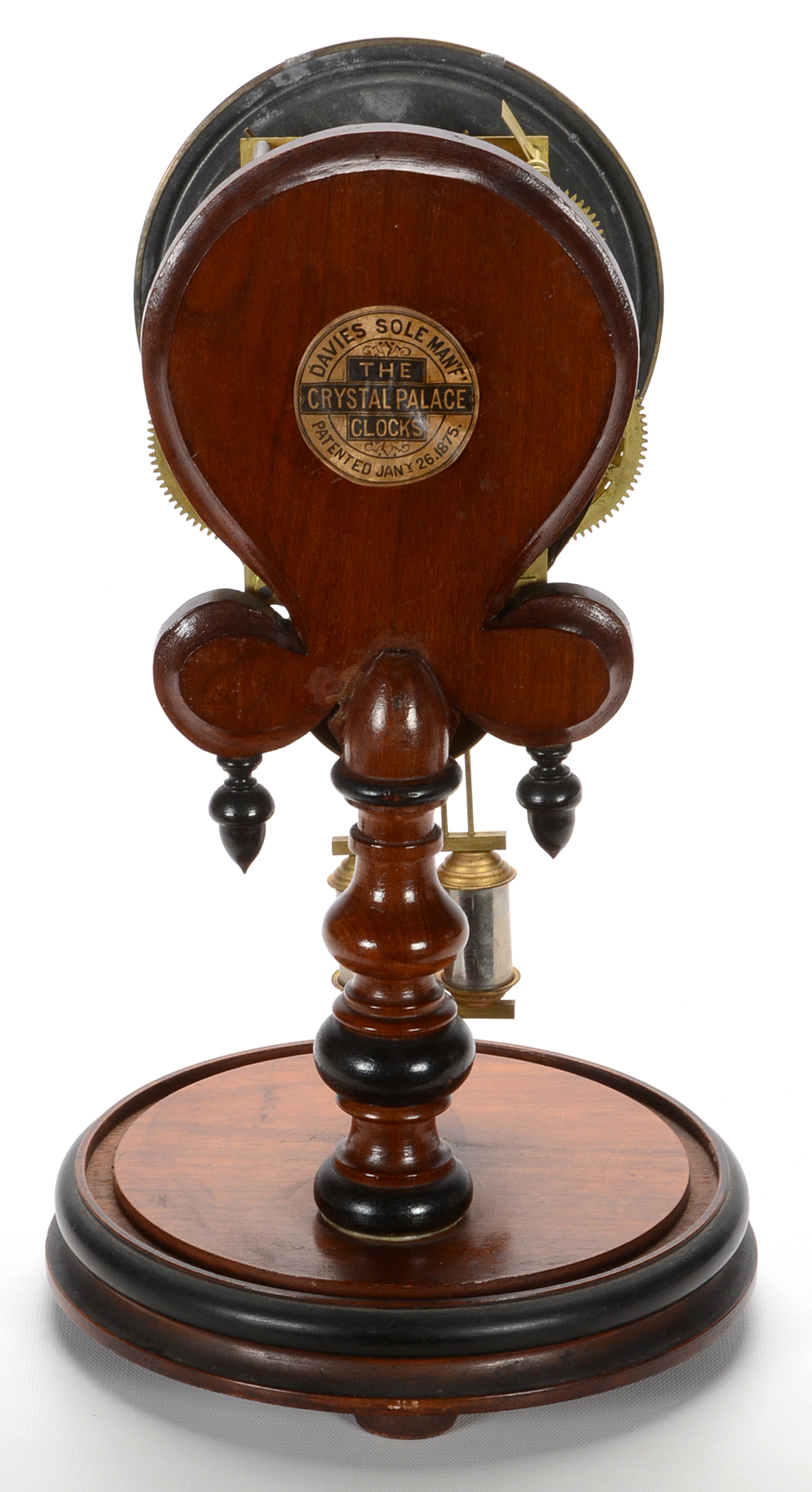 Ansonia "Crystal Palace" Striking Mantel Clock with Glass Dome