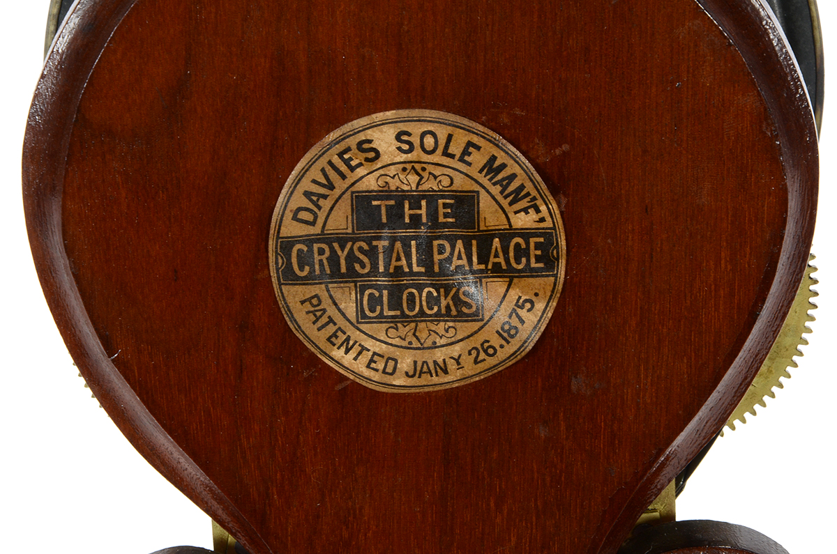 Ansonia "Crystal Palace" Striking Mantel Clock with Glass Dome