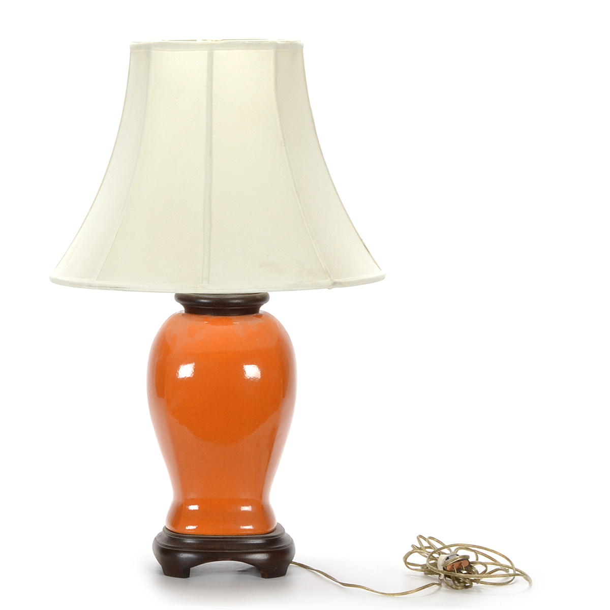 Orange Ceramic Table lamp