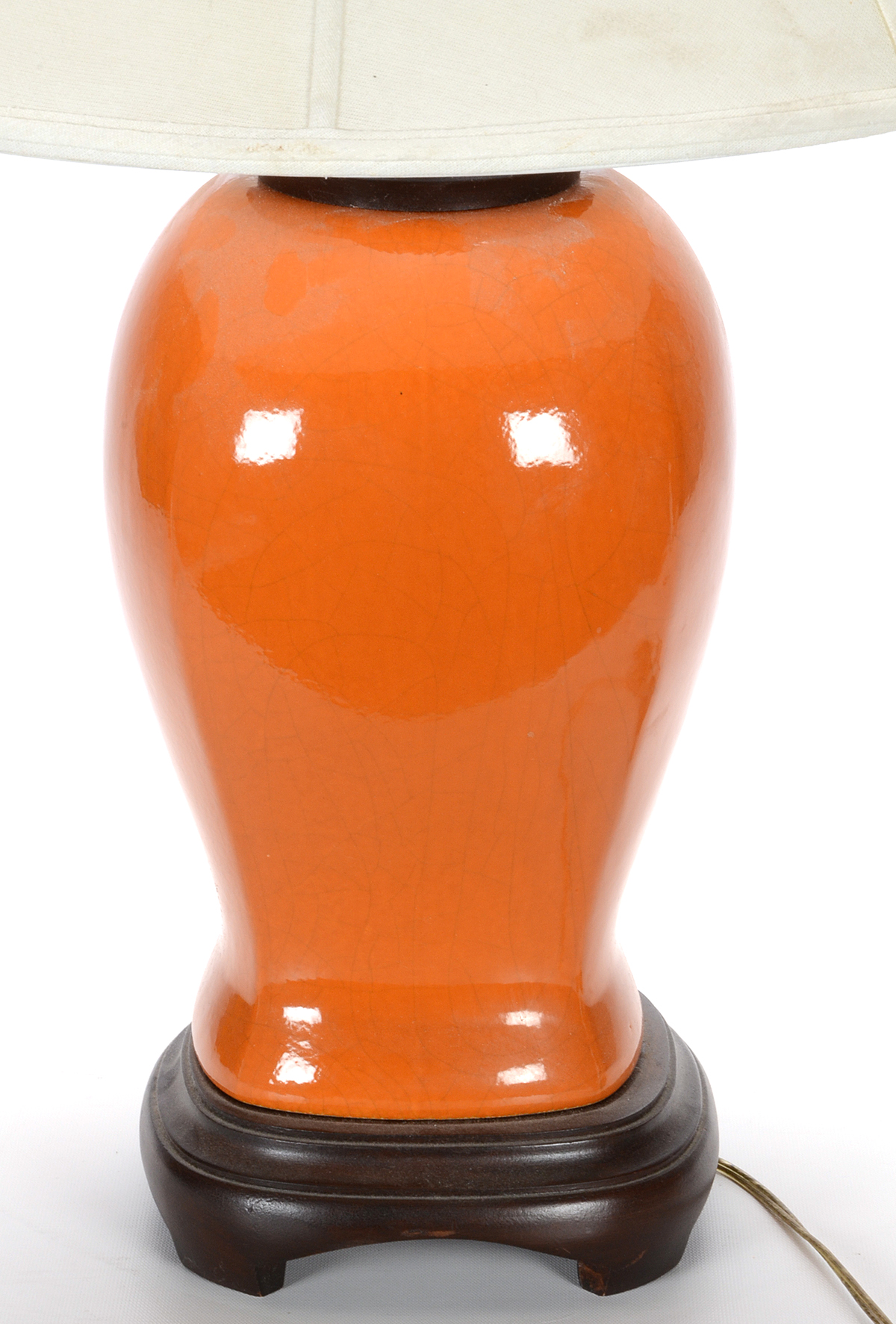 Orange Ceramic Table lamp