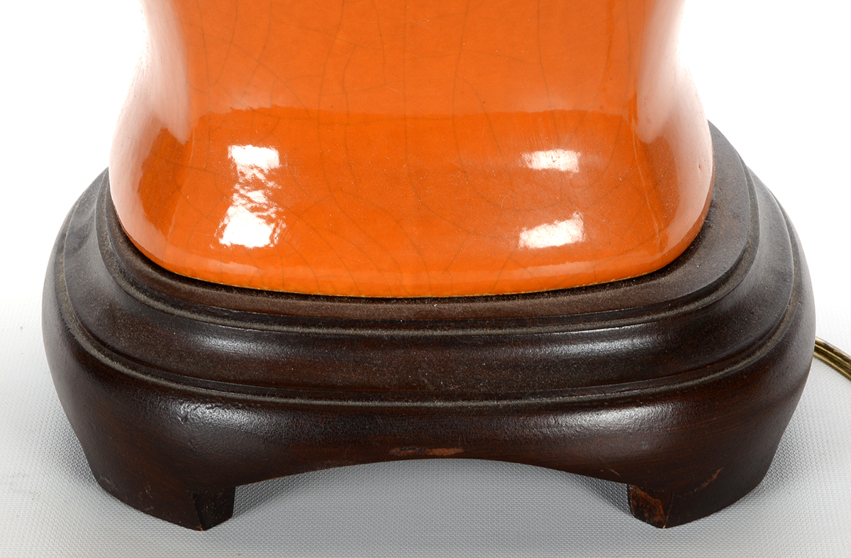 Orange Ceramic Table lamp