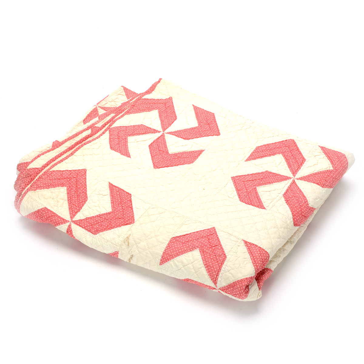 Handcrafted "Pinwheel" Patterned Quilt