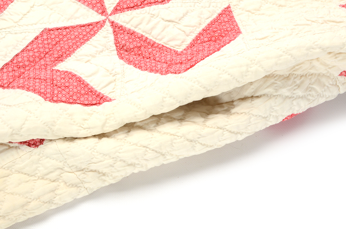 Handcrafted "Pinwheel" Patterned Quilt