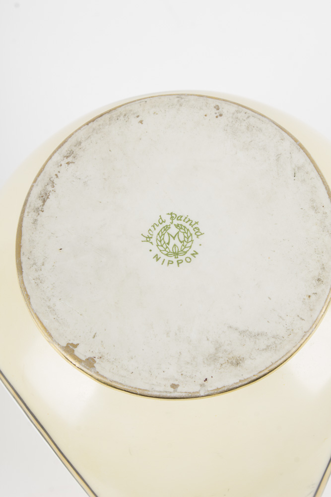 Pair of Japanese Vases Including Nippon and Fukagawa