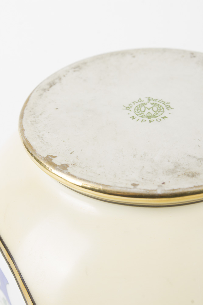 Pair of Japanese Vases Including Nippon and Fukagawa