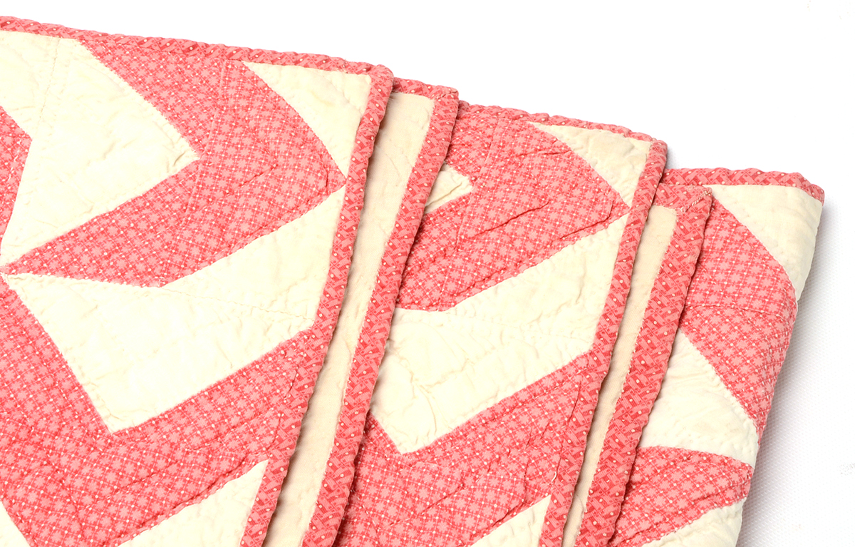 Handcrafted "Pinwheel" Patterned Quilt