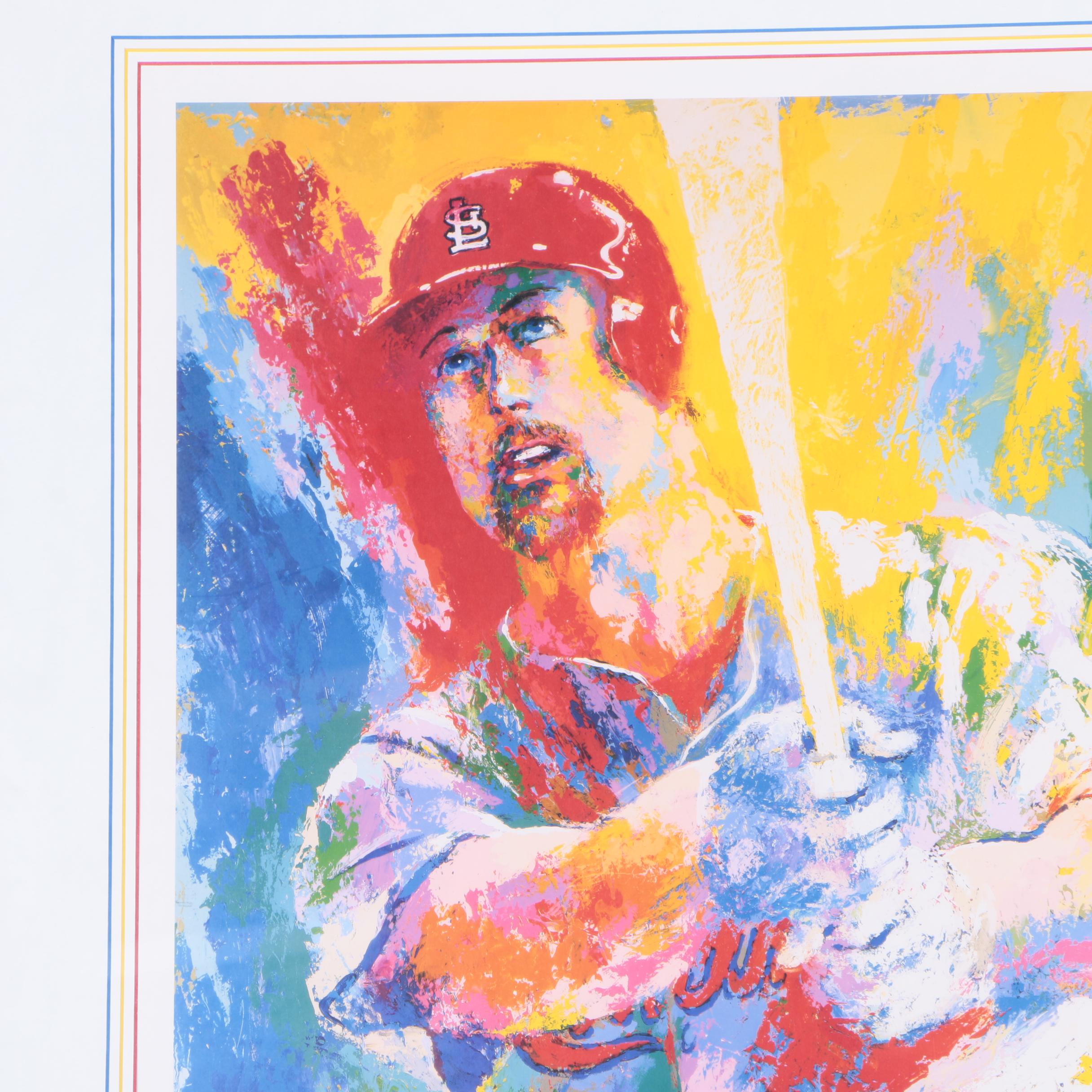 LeRoy Neiman Offset Lithograph of Mark McGwire