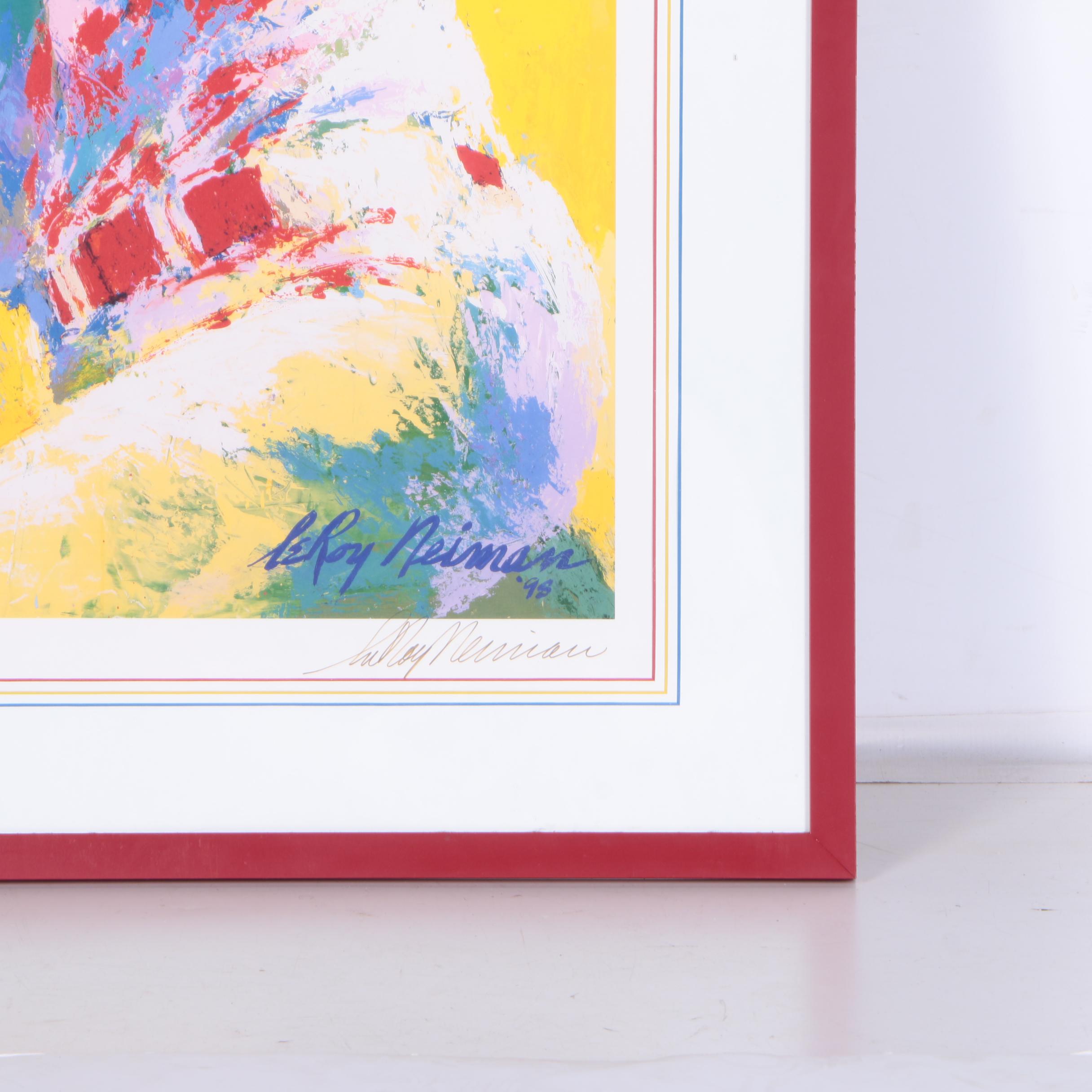 LeRoy Neiman Offset Lithograph of Mark McGwire