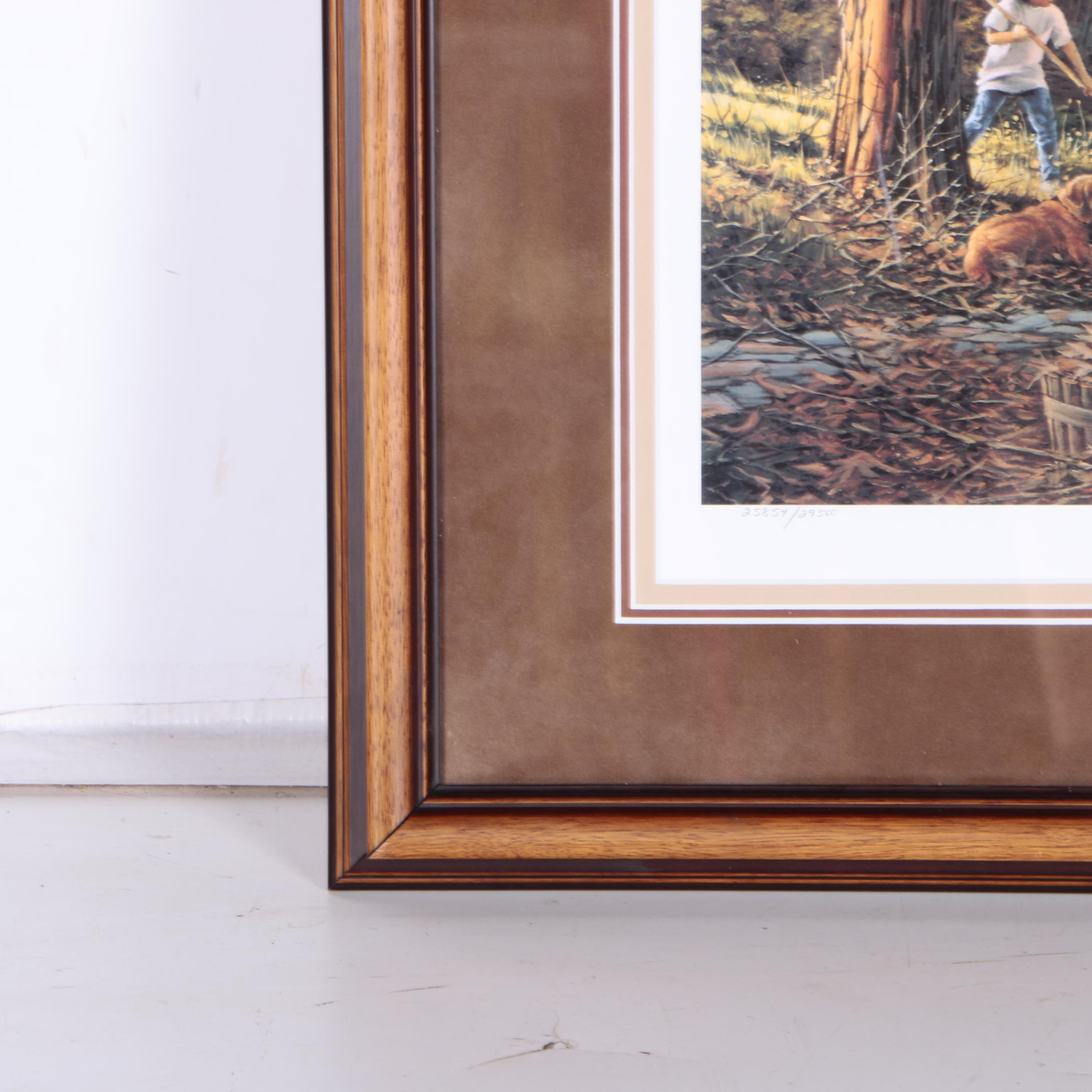 Limited Edition Offset Lithograph After Terry Redlin "Autumn Evening"