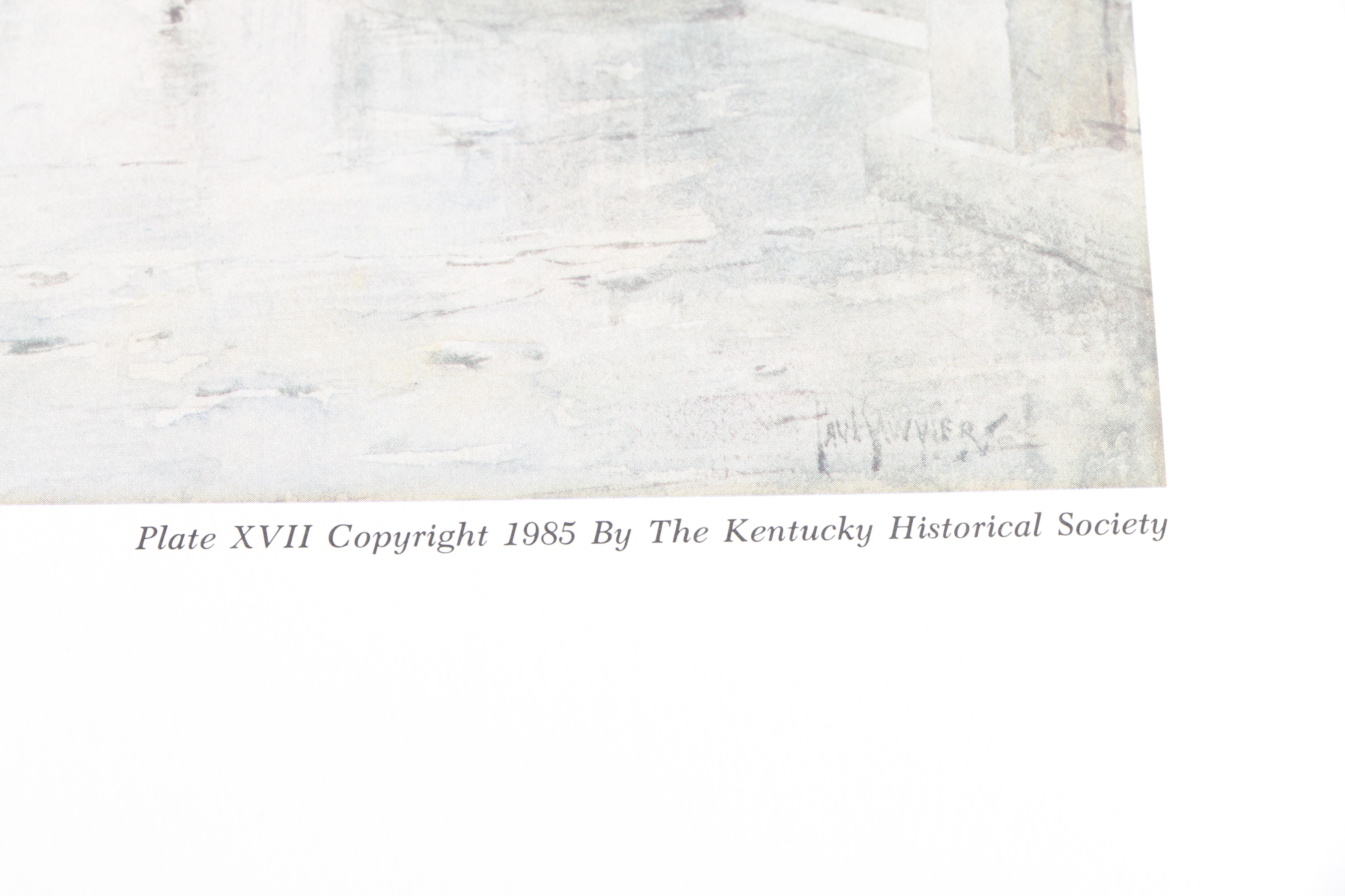 Paul Sawyier Limited Edition Offset Lithographs of Landscapes