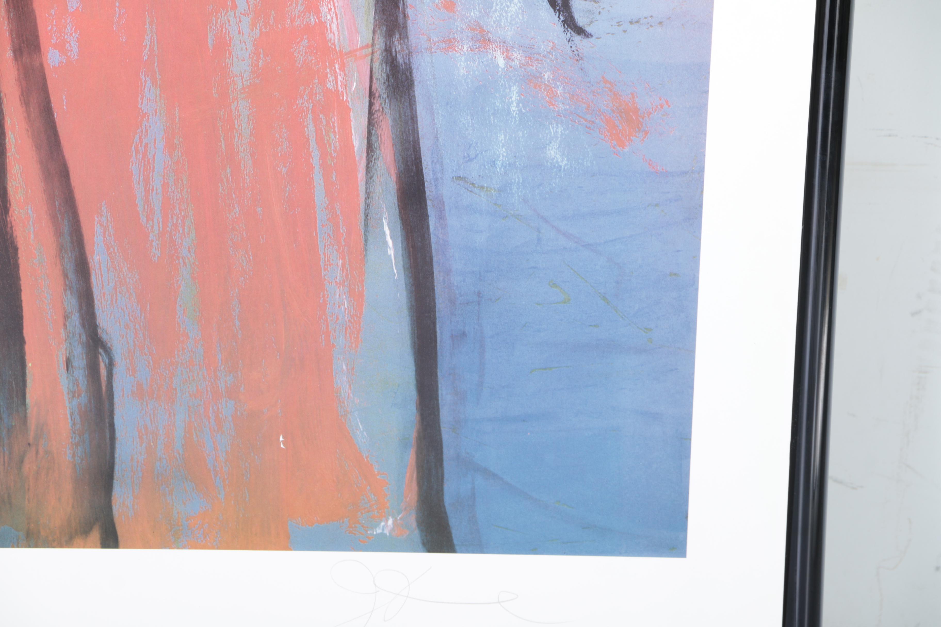 1983 Jim Dine Limited Edition Offset Lithographic Poster for the "Kentucky Center for the Arts"