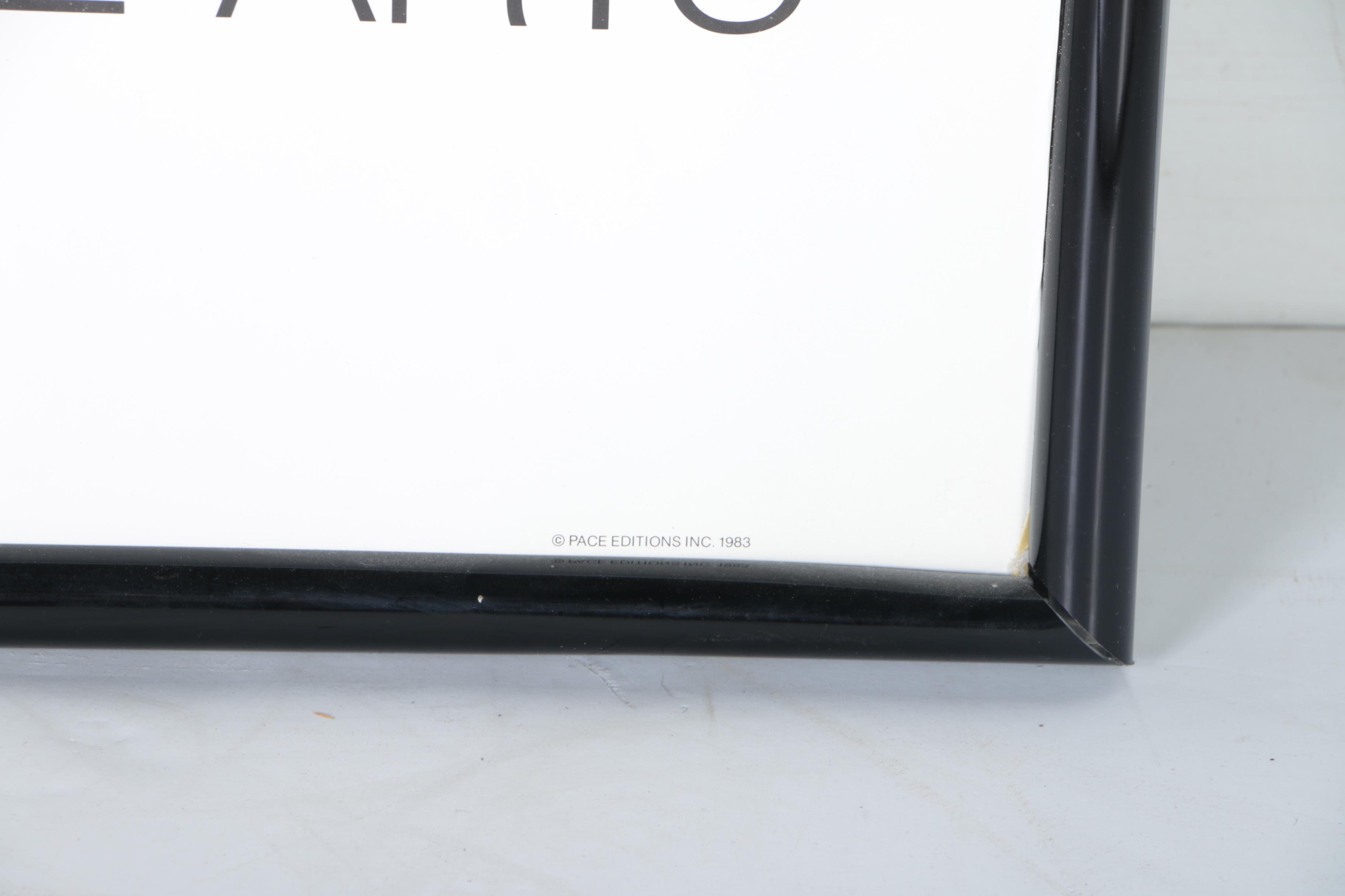 1983 Jim Dine Limited Edition Offset Lithographic Poster for the "Kentucky Center for the Arts"