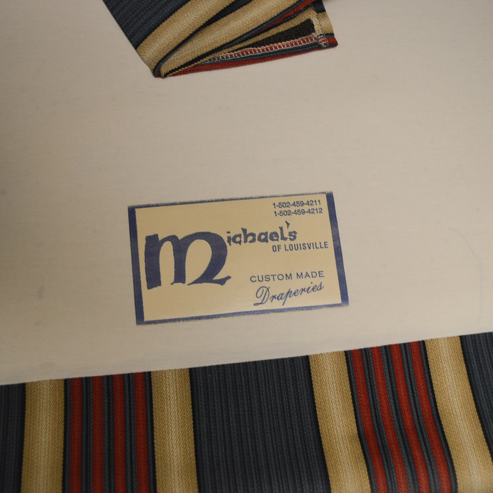 Vintage Queen Anne Style Wing Back Chair