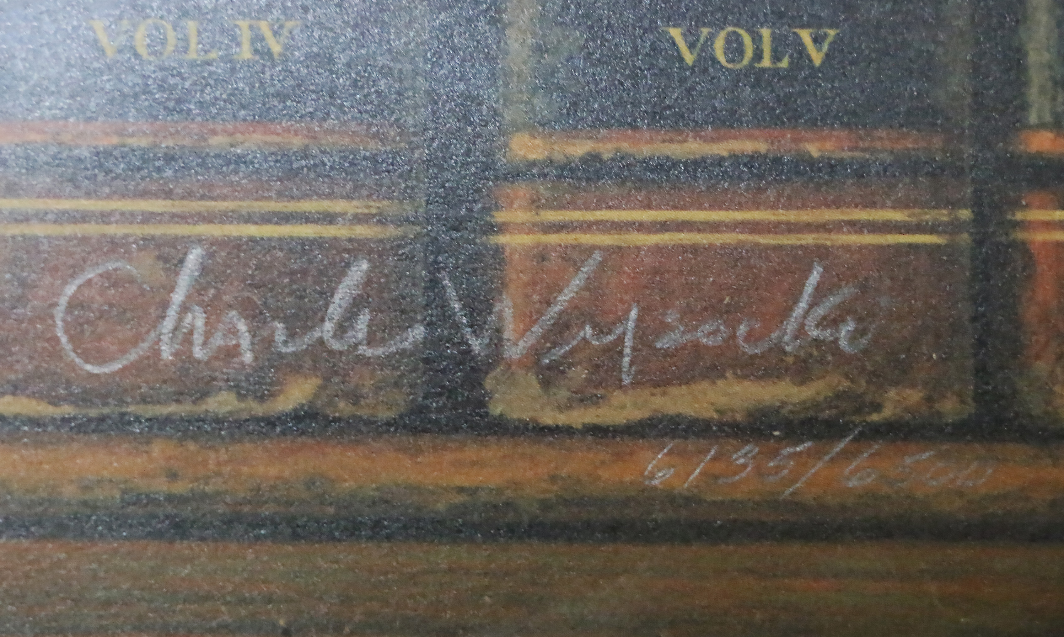 Charles Wysocki Limited Edition Offset Lithograph "Frederick the Literate"