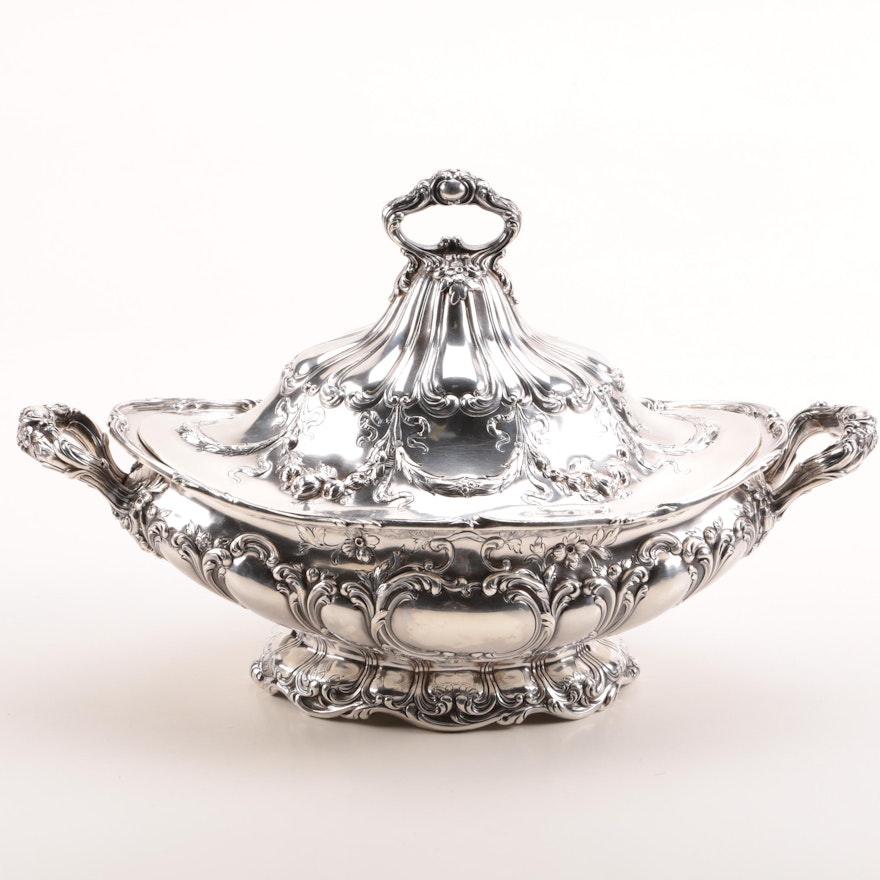 1898 Gorham "Chantilly Grande" Sterling Lidded Tureen