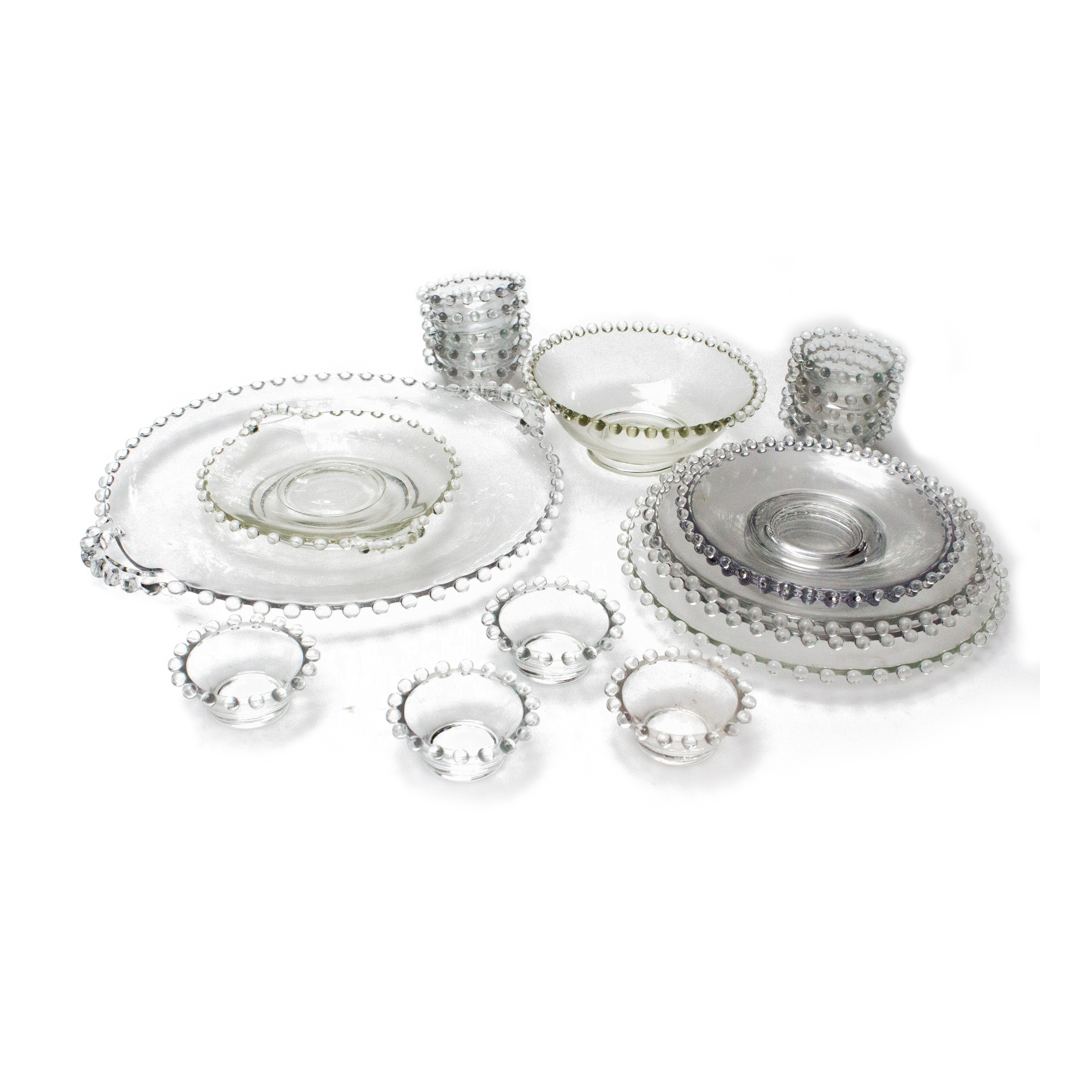 Collection of Imperial Glass "Candlewick" Tableware