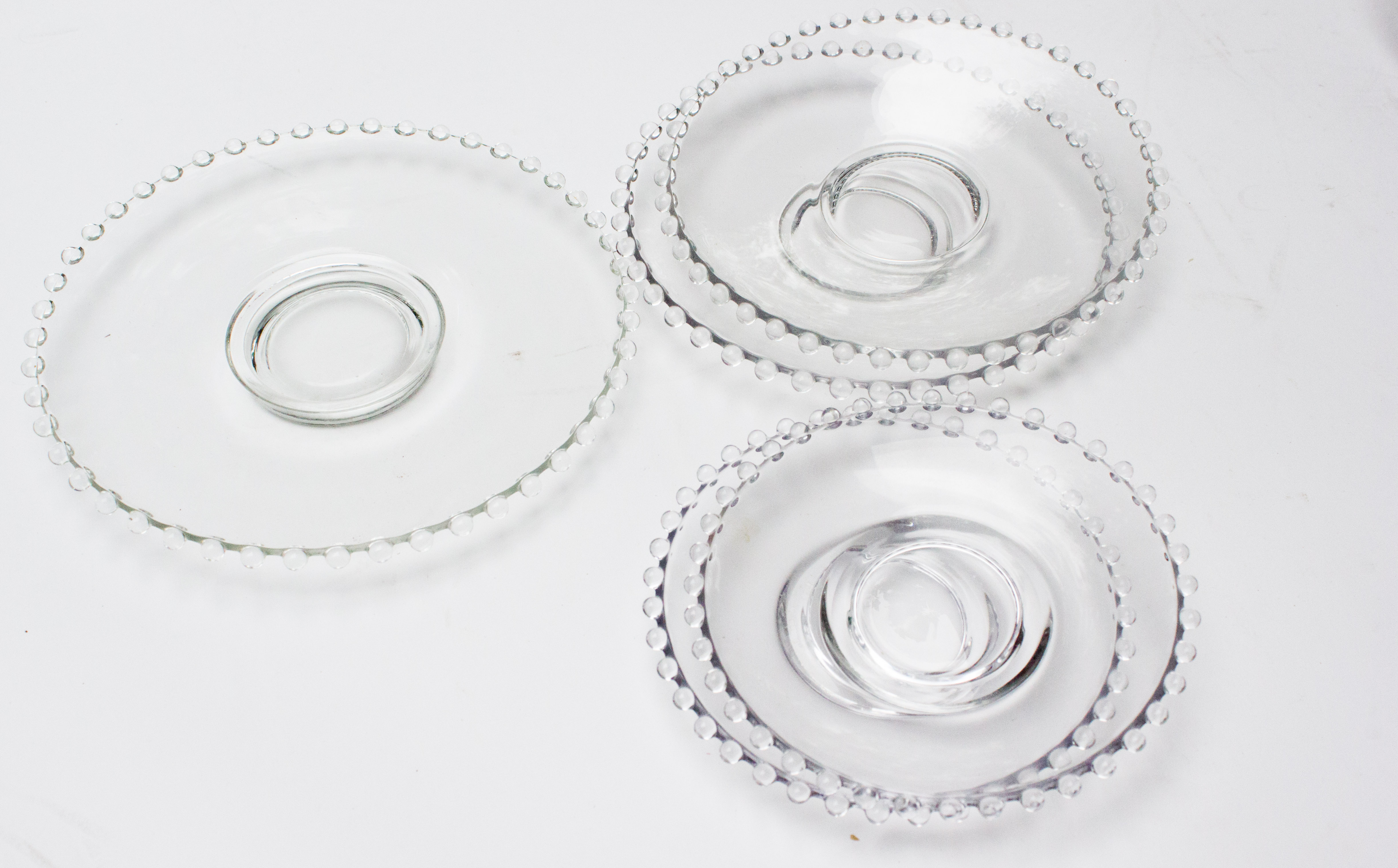 Collection of Imperial Glass "Candlewick" Tableware