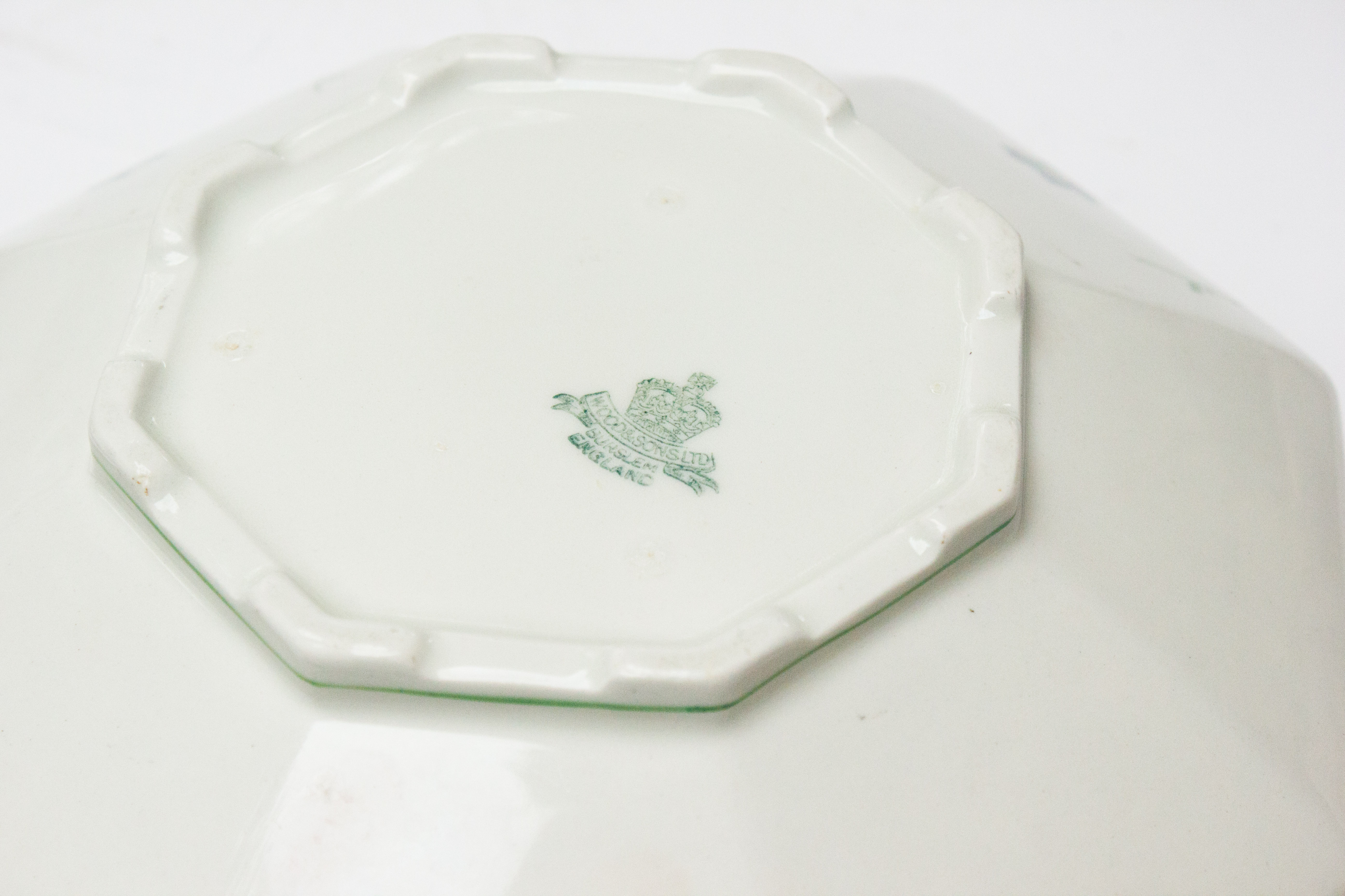 Floral Design Porcelain Serving Pieces