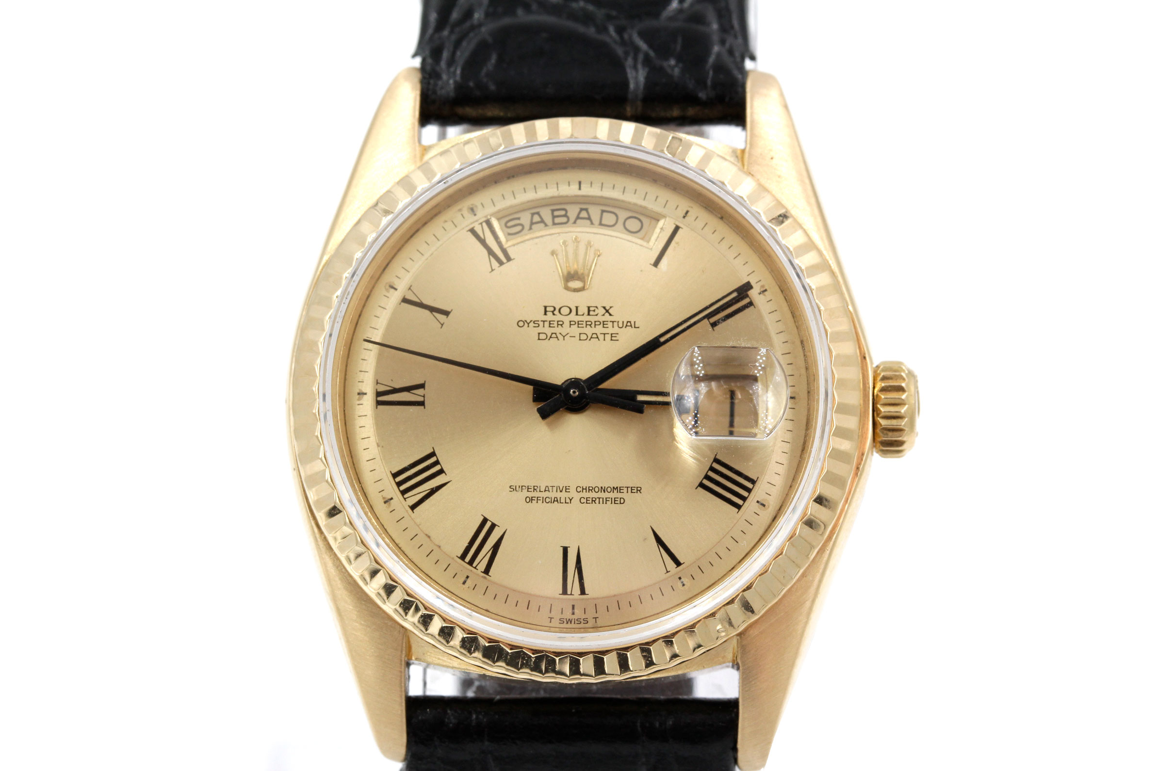 Rolex Watch in 18K Yellow Gold