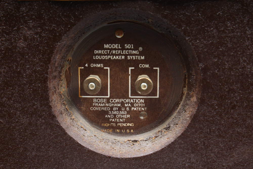 Vintage Bose 501 Direct/Reflecting Loudspeaker System