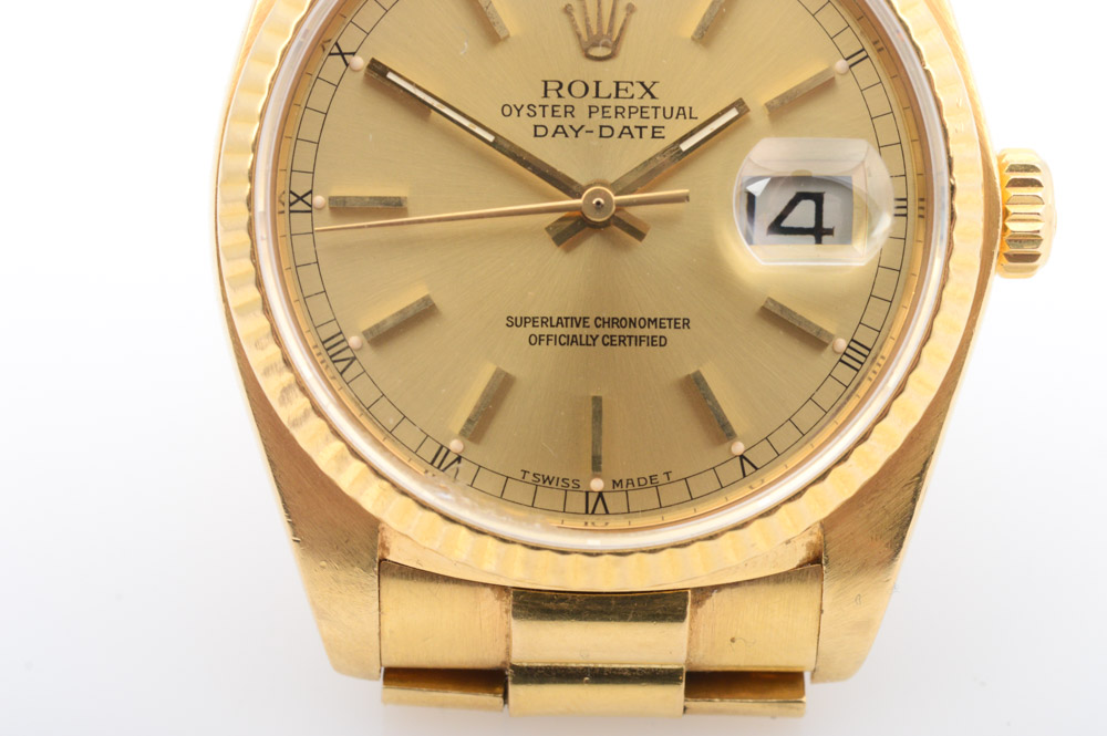 18K Yellow Gold Rolex Presidential Watch