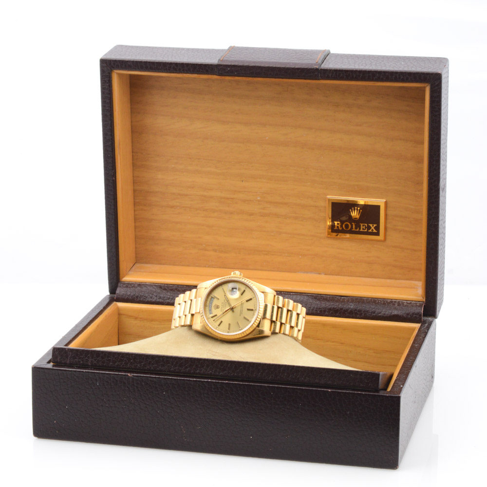 18K Yellow Gold Rolex Presidential Watch