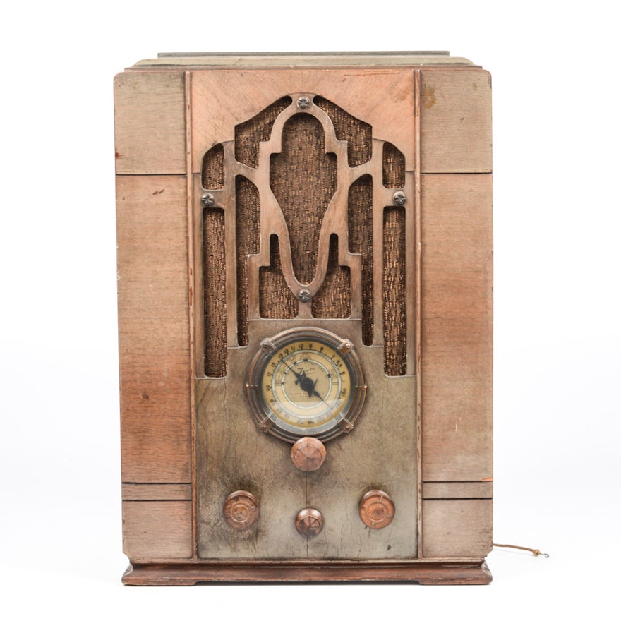 1935 Zenith Tombstone Radio