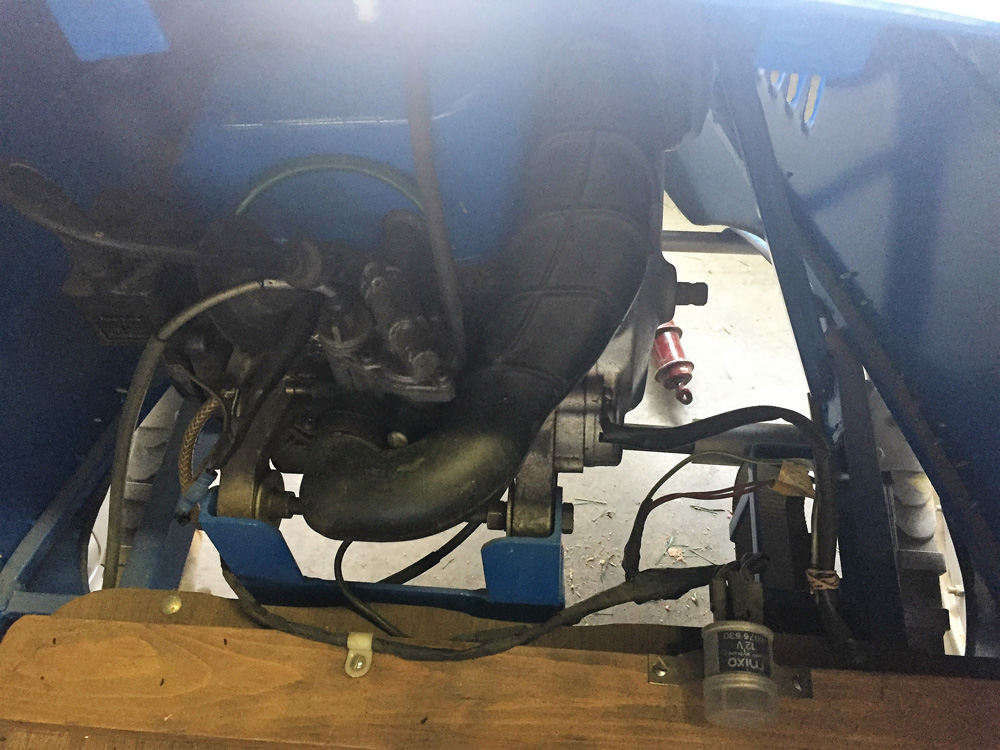 Blue Bugatti T-35 Cyclekart