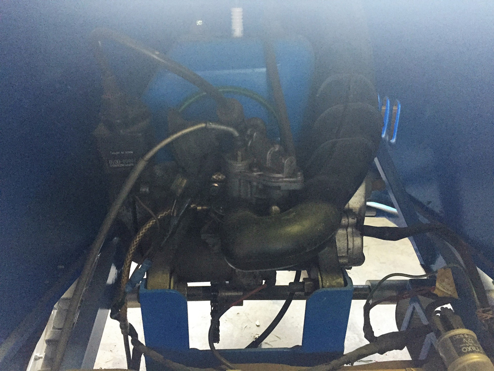 Blue Bugatti T-35 Cyclekart