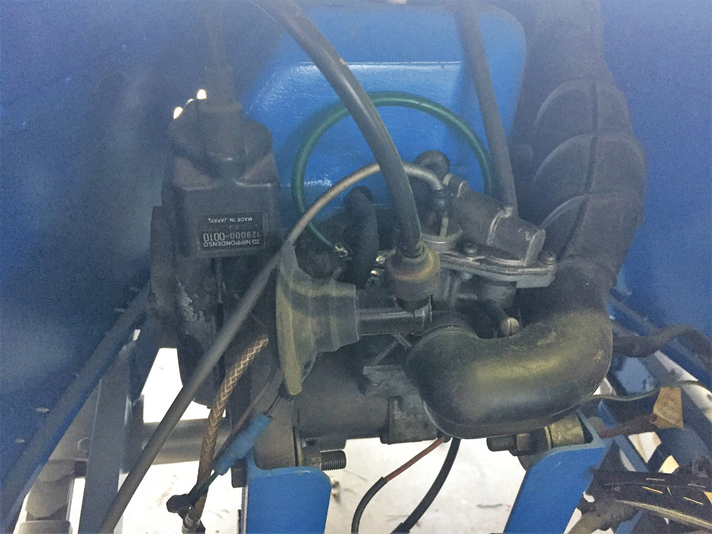 Blue Bugatti T-35 Cyclekart