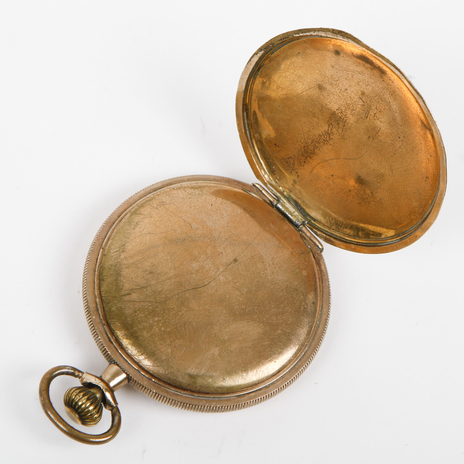 Vintage Elgin Gold Filled Hunter Pocket Watch