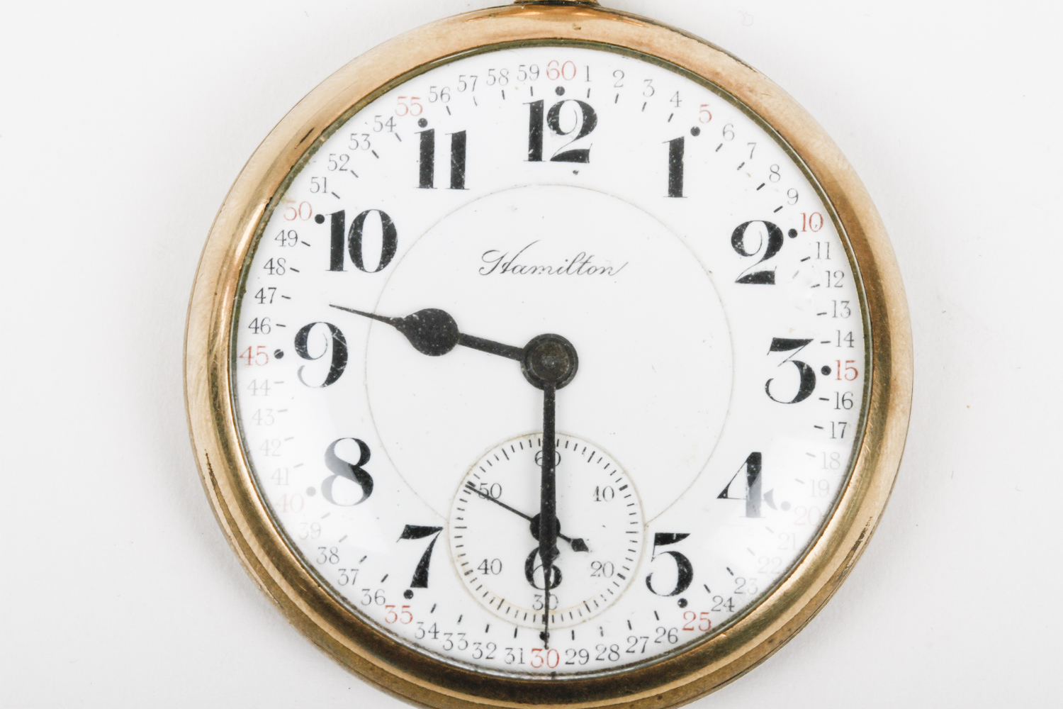 Vintage Hamilton 10K Gold Filled Pocket Watch