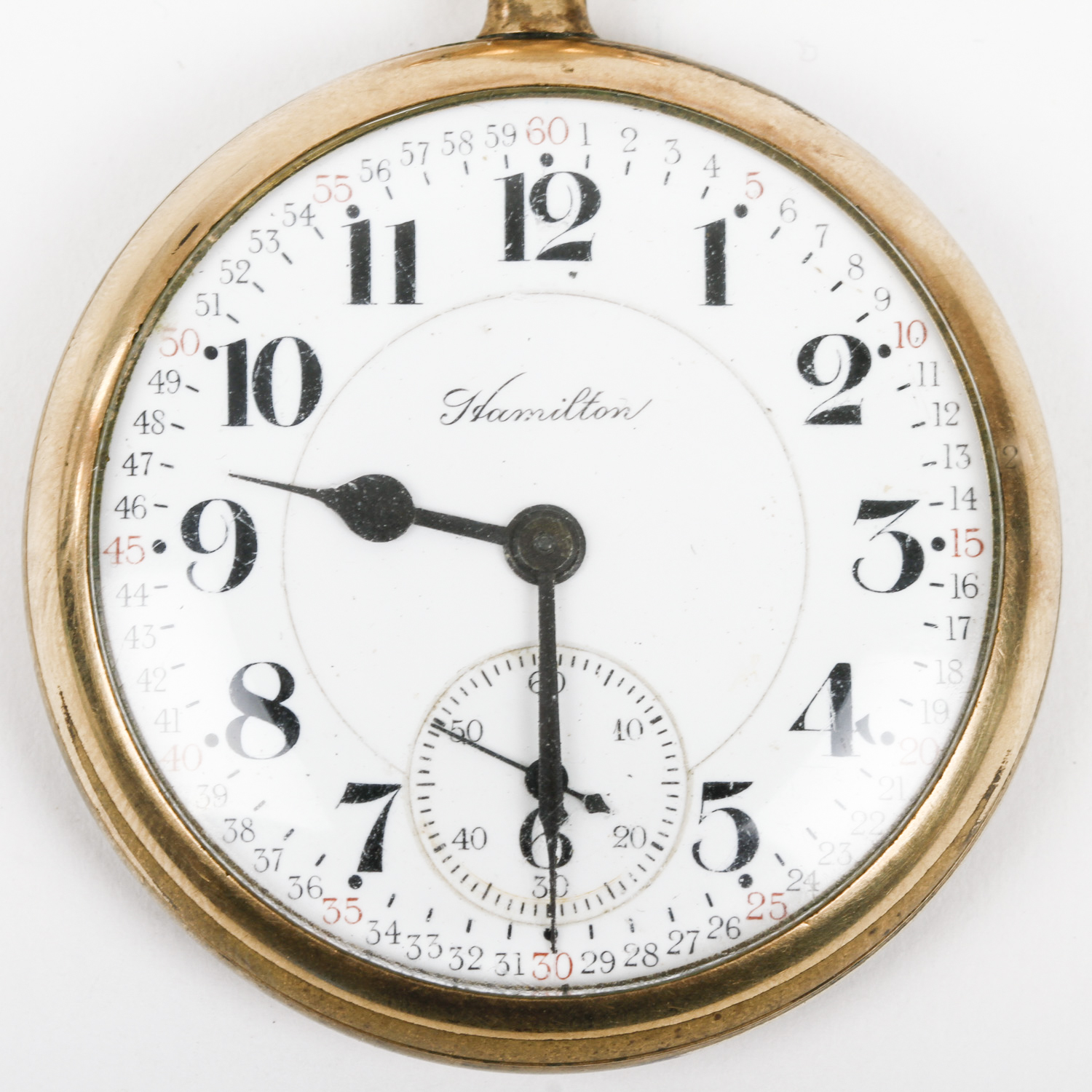 Vintage Hamilton 10K Gold Filled Pocket Watch