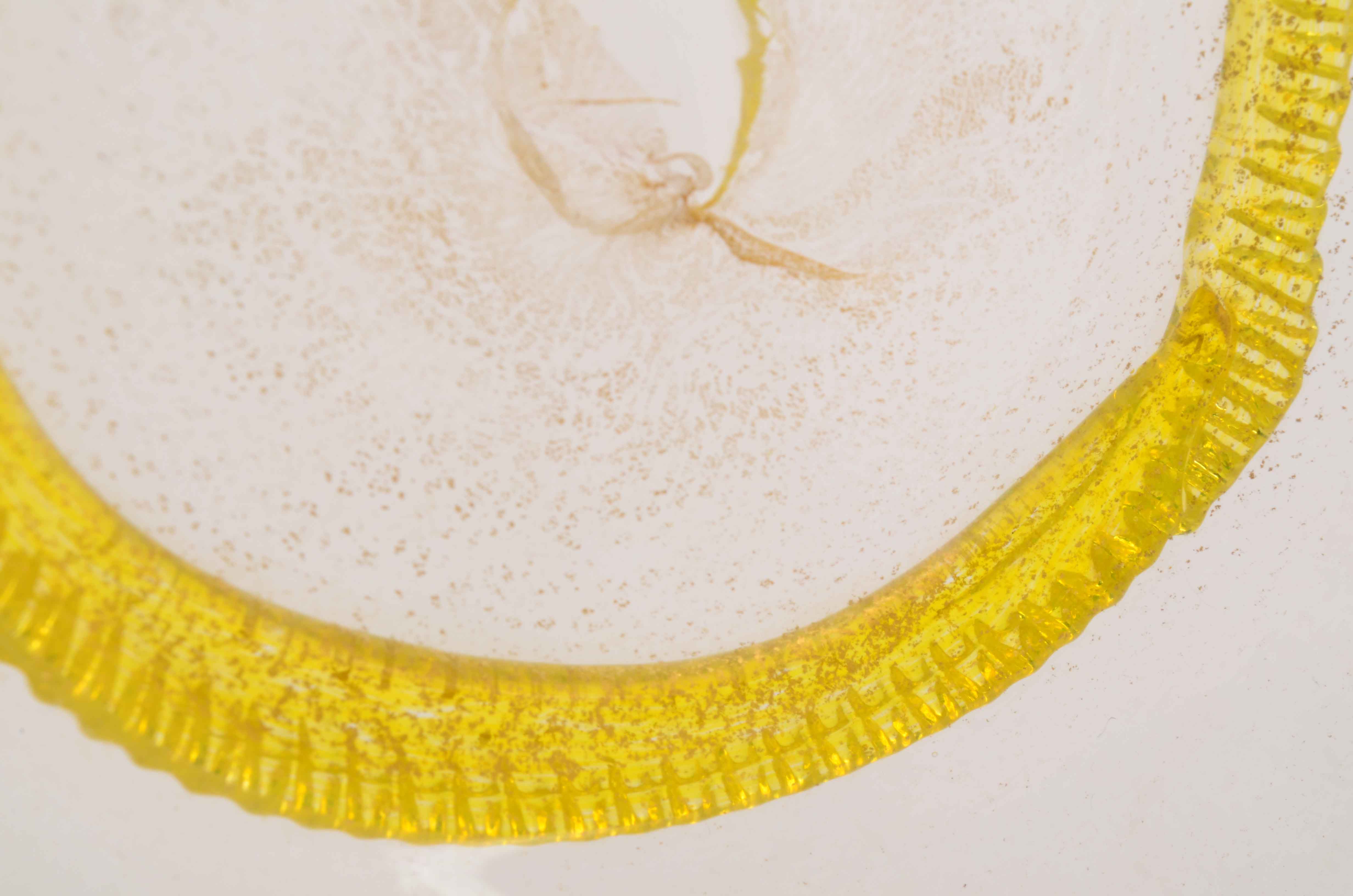 Hand Blown Glass Murano Saiviati Luncheon Set