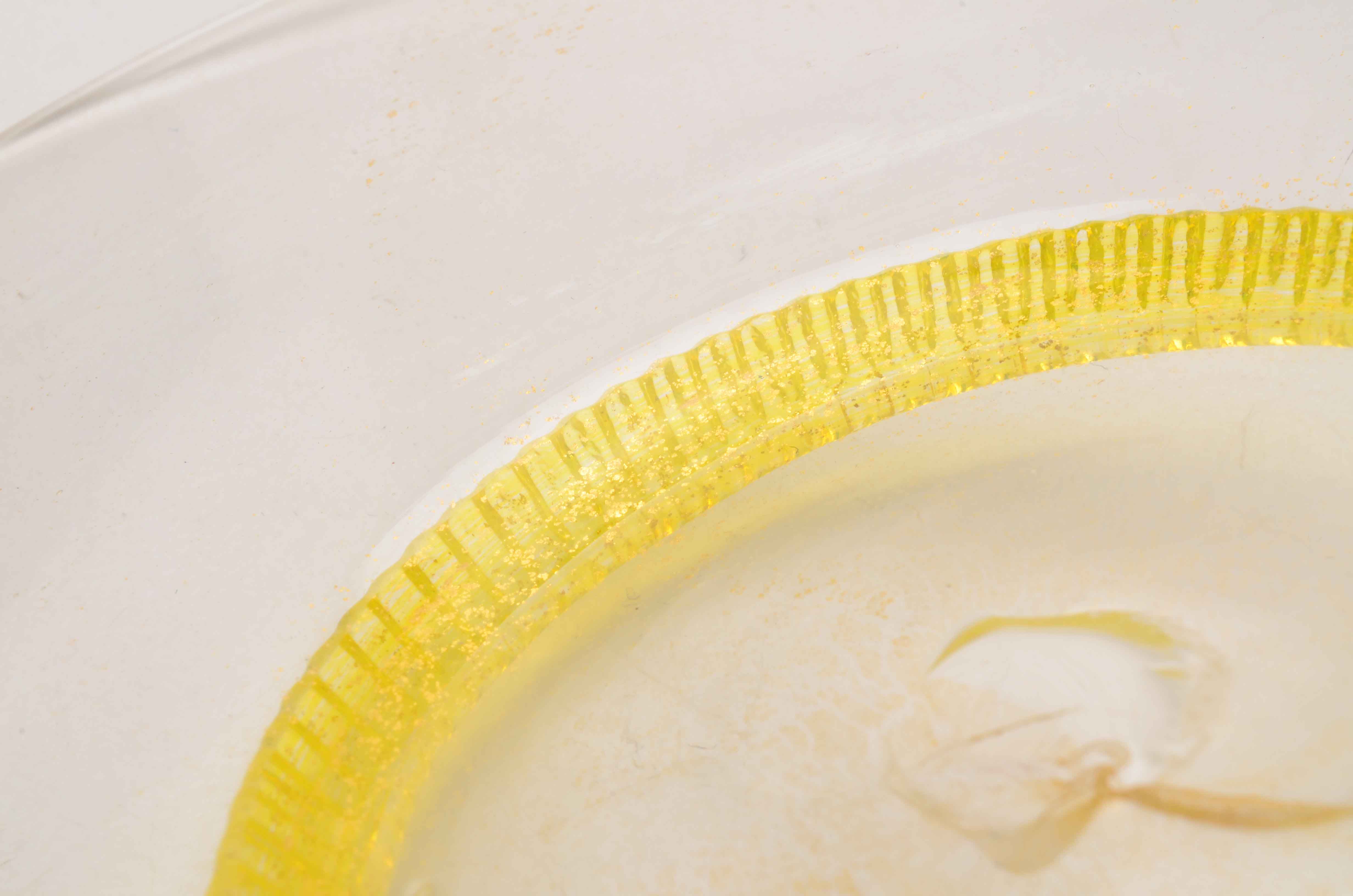 Hand Blown Glass Murano Saiviati Luncheon Set