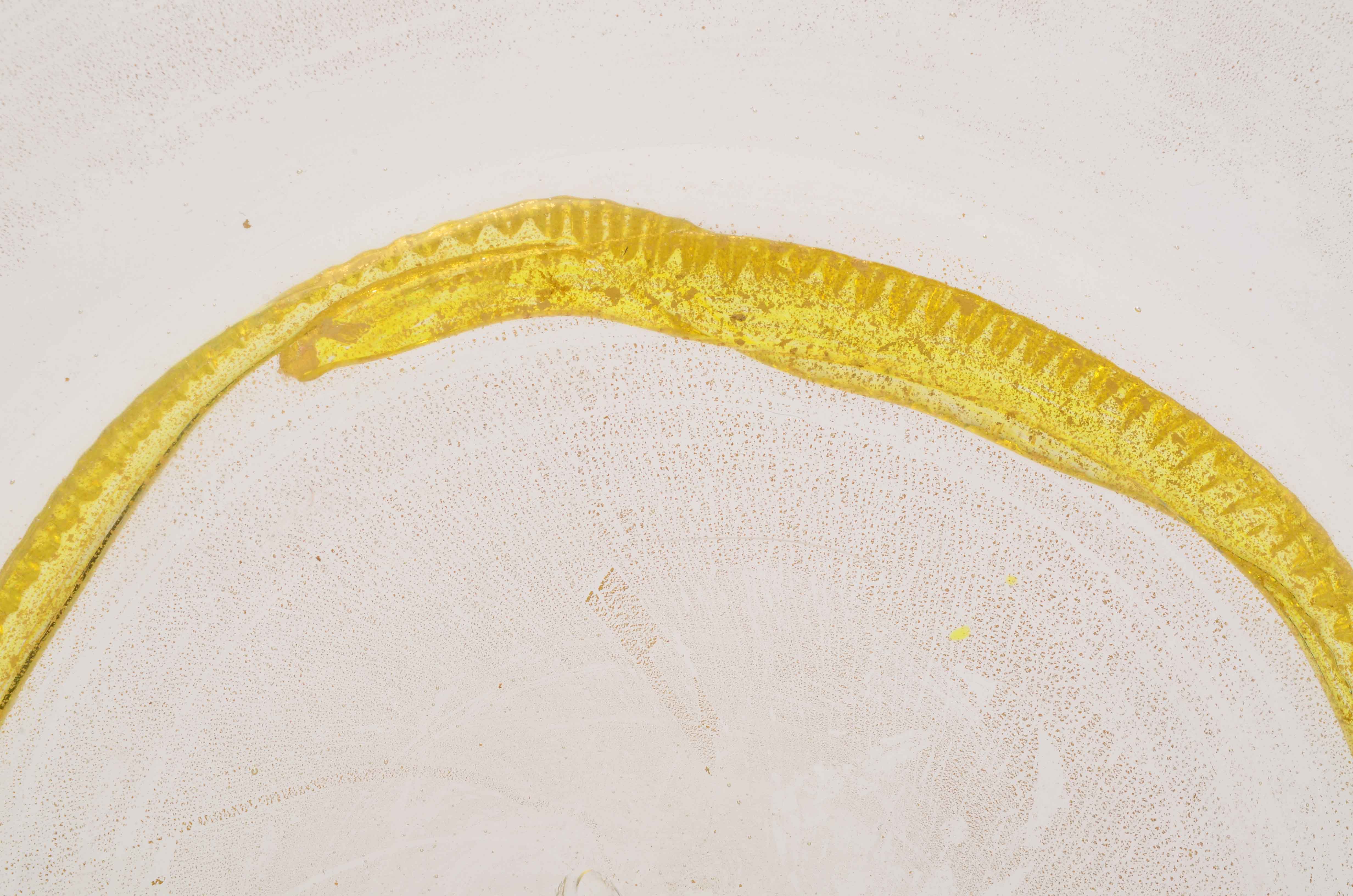 Hand Blown Glass Murano Saiviati Luncheon Set