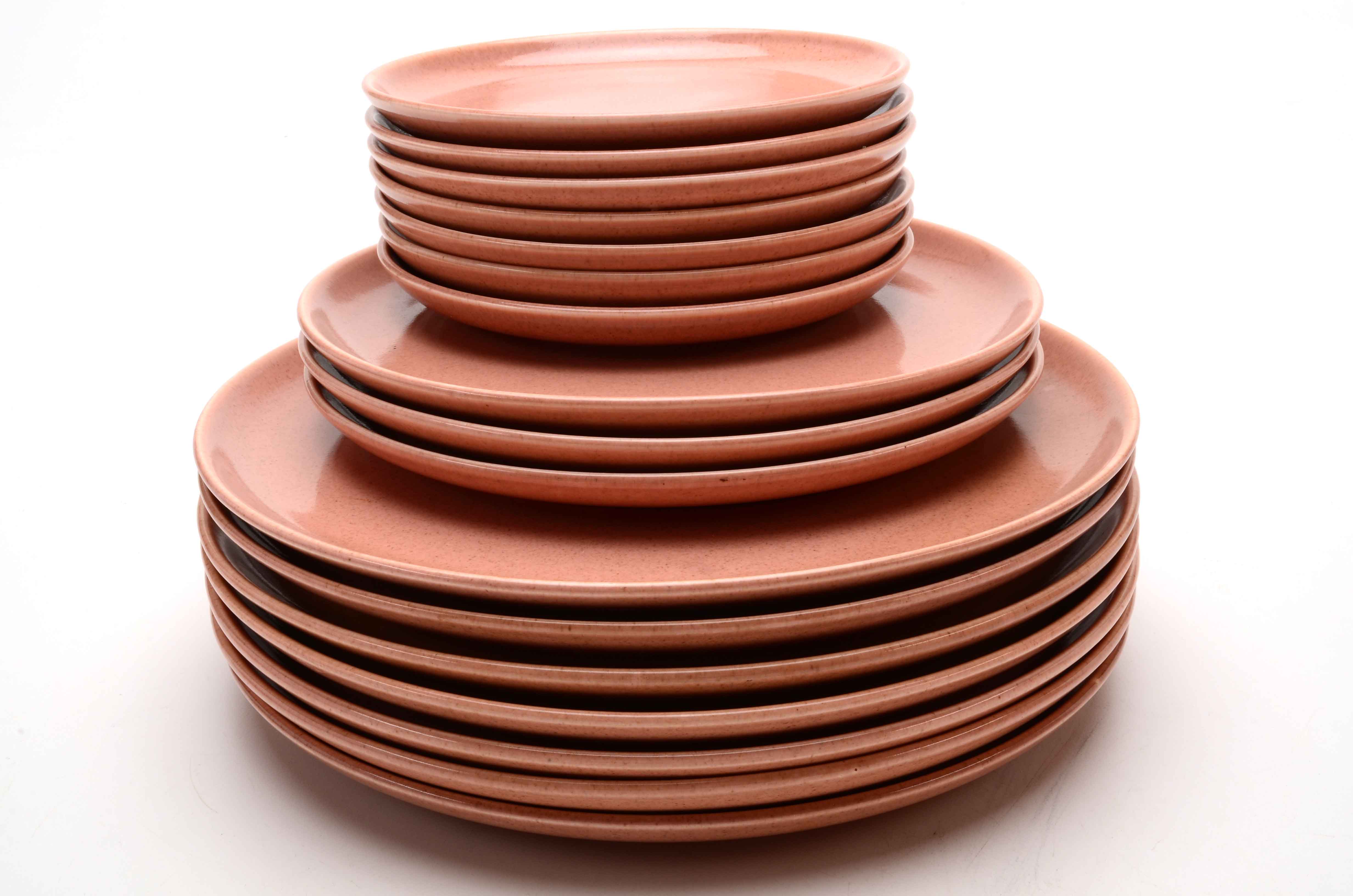 Fifty-Two Piece Set of Russel Wright "American Modern" Dishes