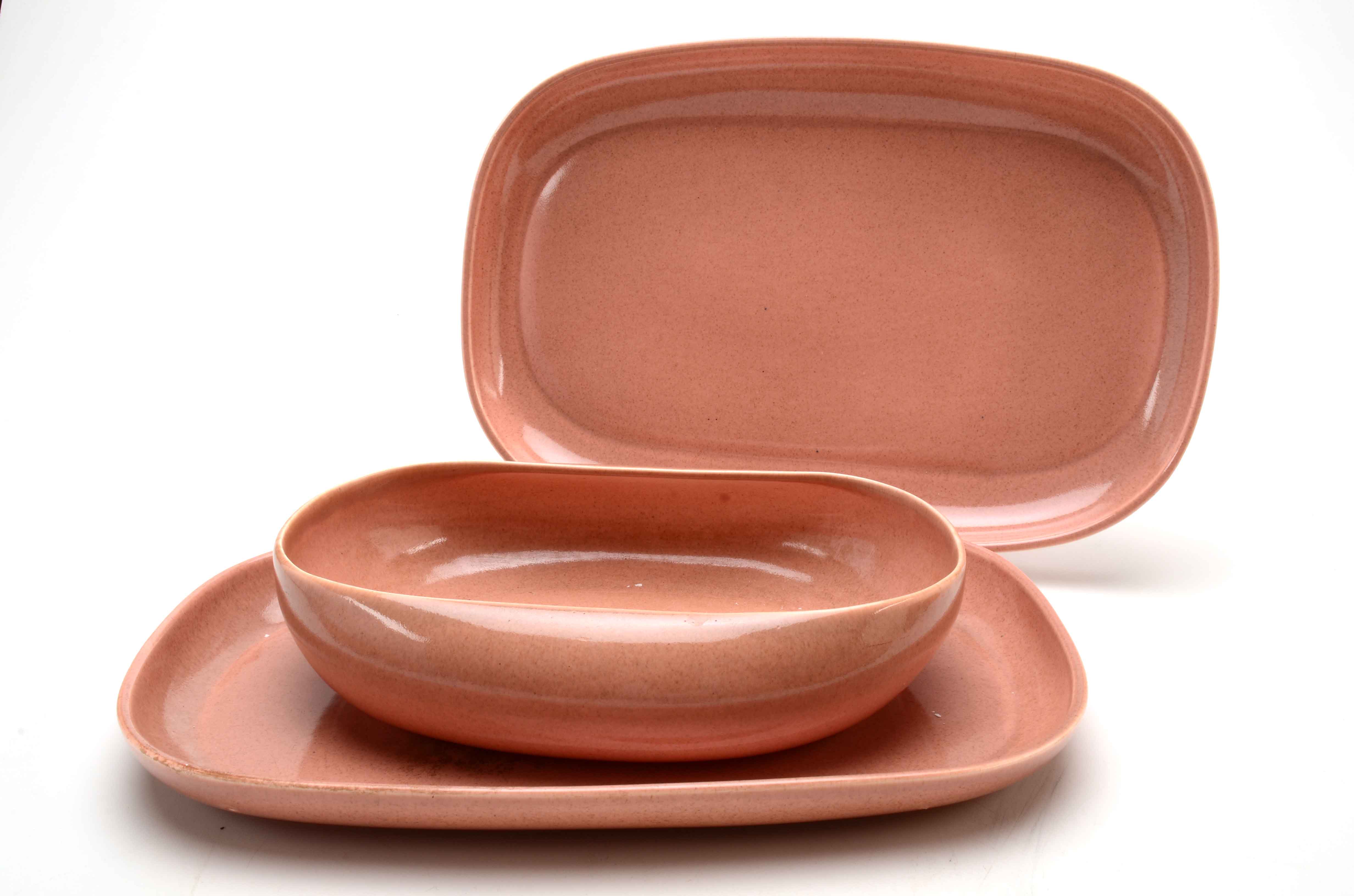 Fifty-Two Piece Set of Russel Wright "American Modern" Dishes