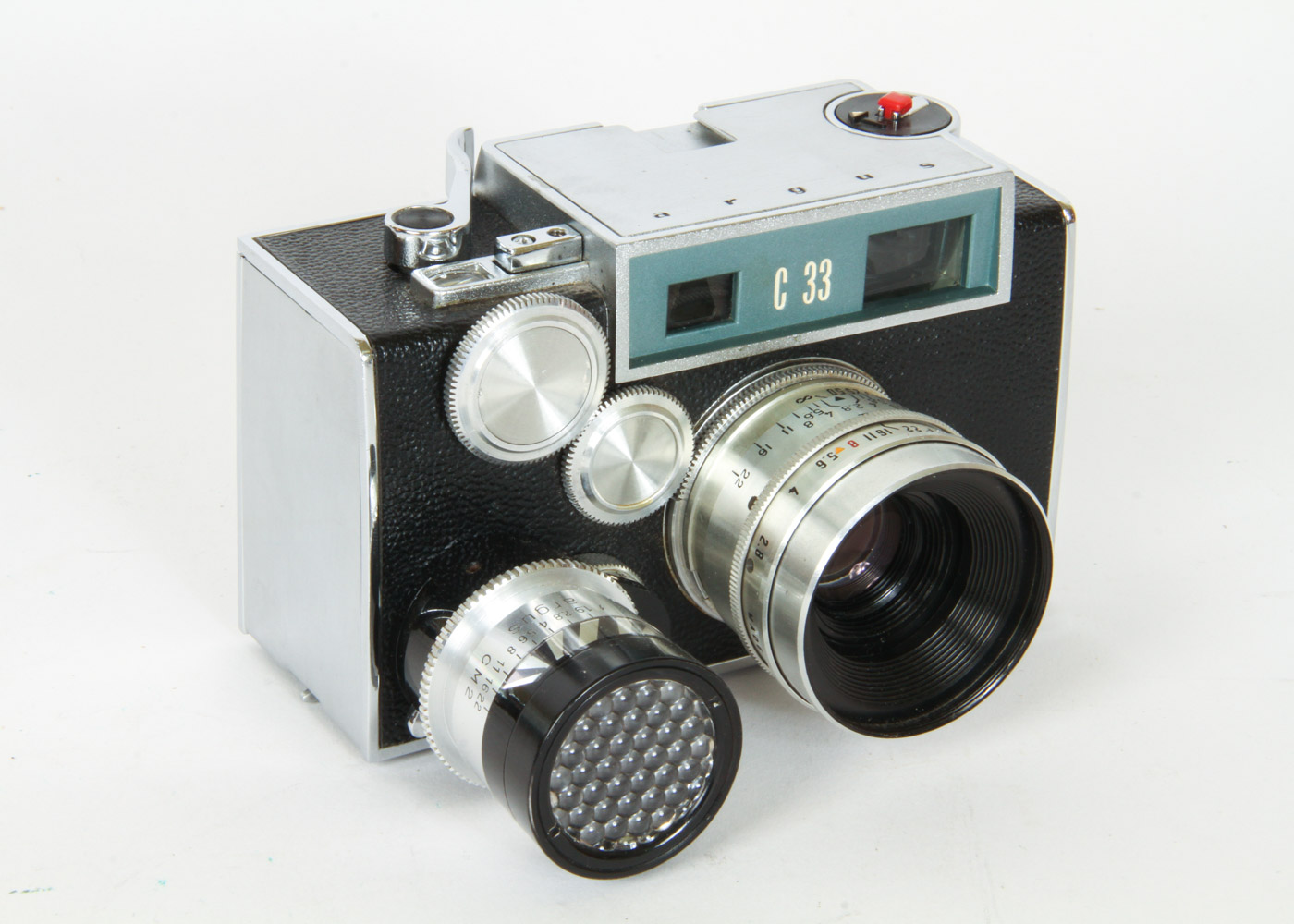 Collection of Six Vintage Argus Cameras and Lenses
