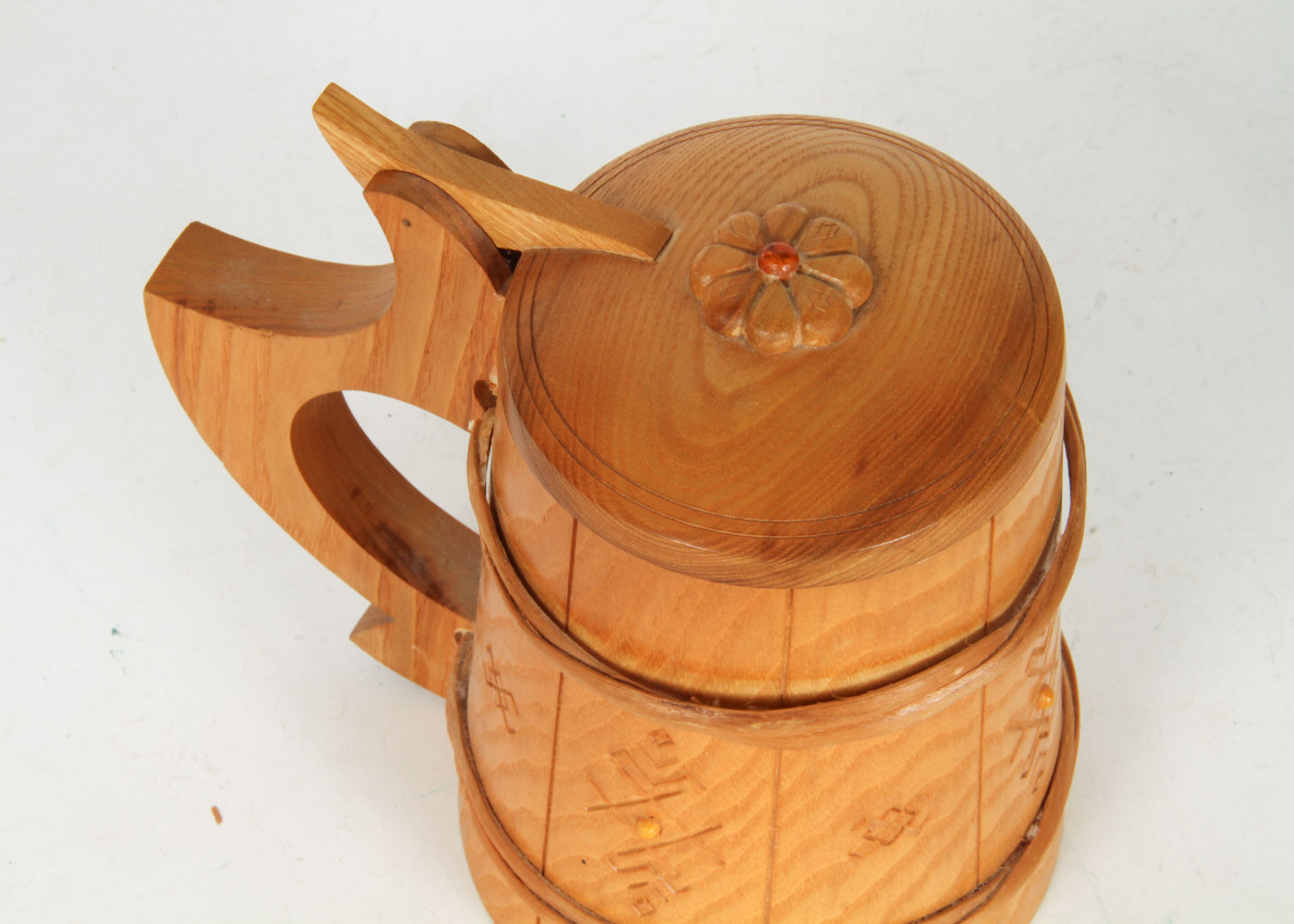 Latvian Style Carved Wood Decor