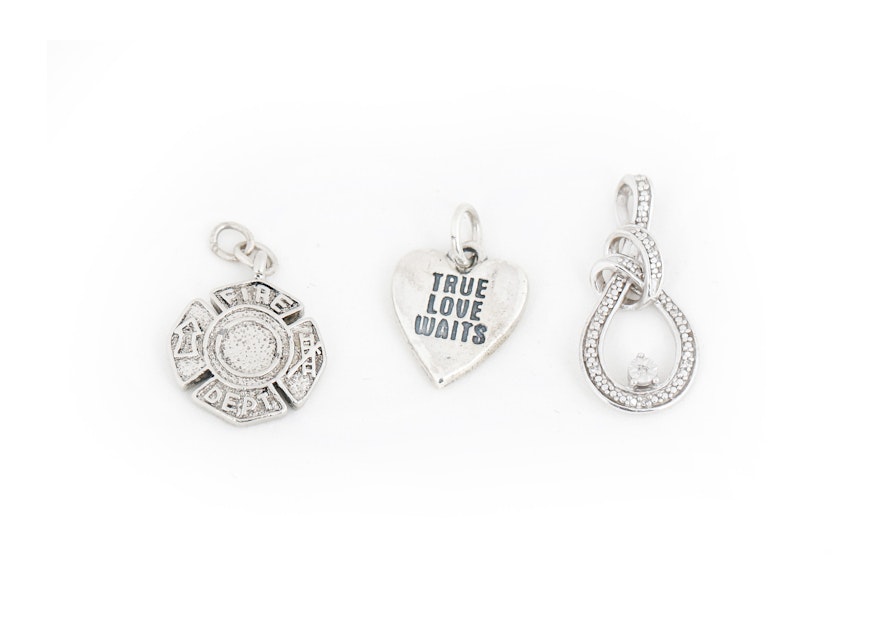 Collection of Sterling Silver Charms