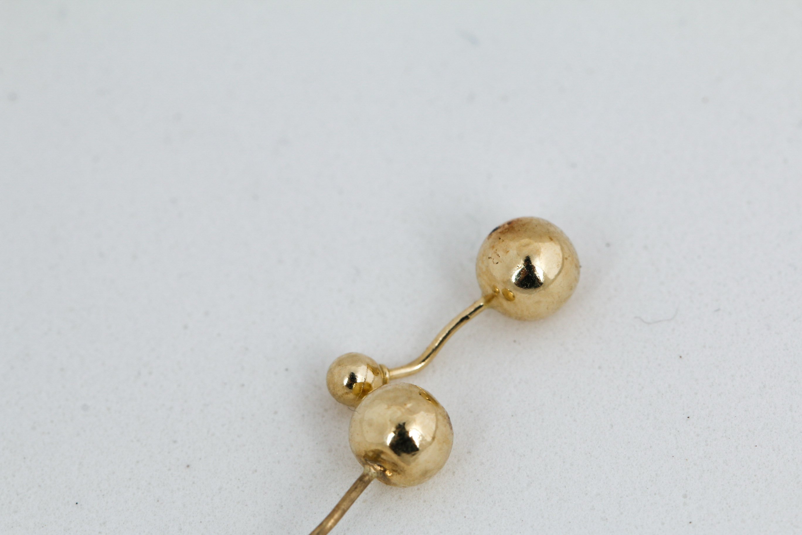 Pair of 14K Yellow Gold Stud Earings