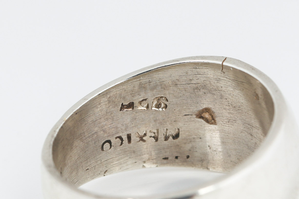 Pair of Sterling Silver Rings