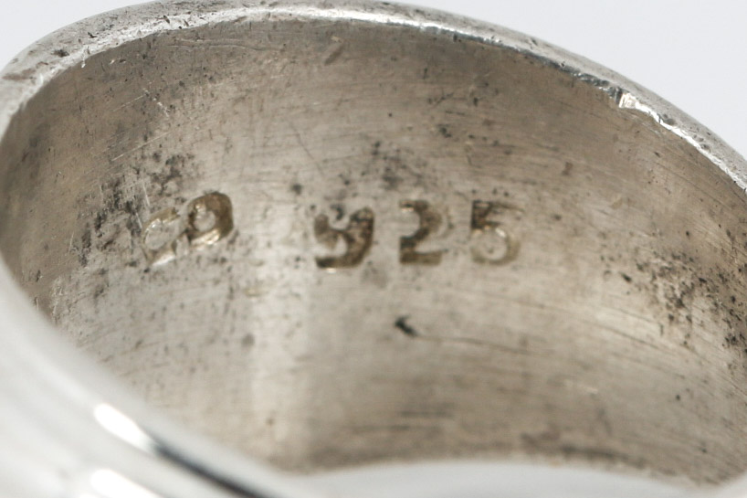 Pair of Sterling Silver Rings