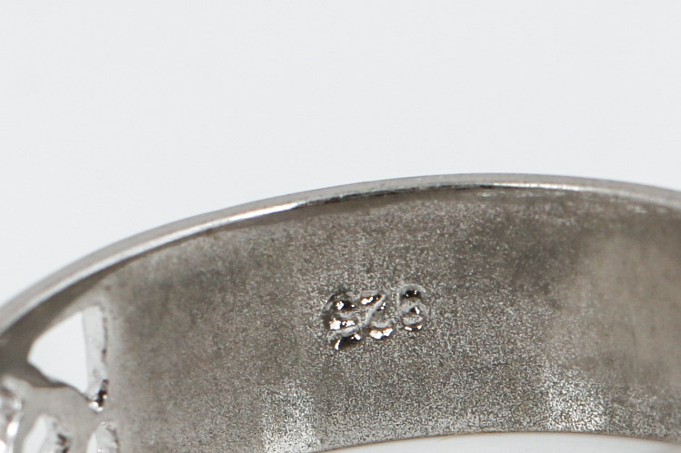 Pair of Sterling Silver Rings