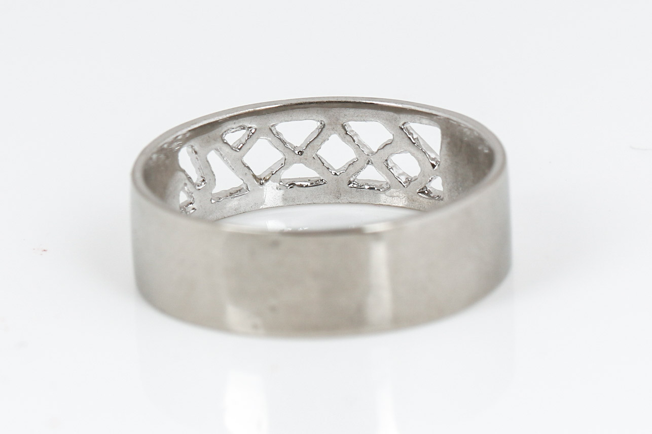 Pair of Sterling Silver Rings