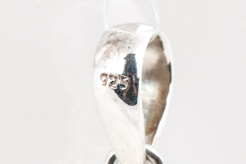 Sterling Silver Amethyst, Moonstone, Smoky Quartz, and Peridot Pendant