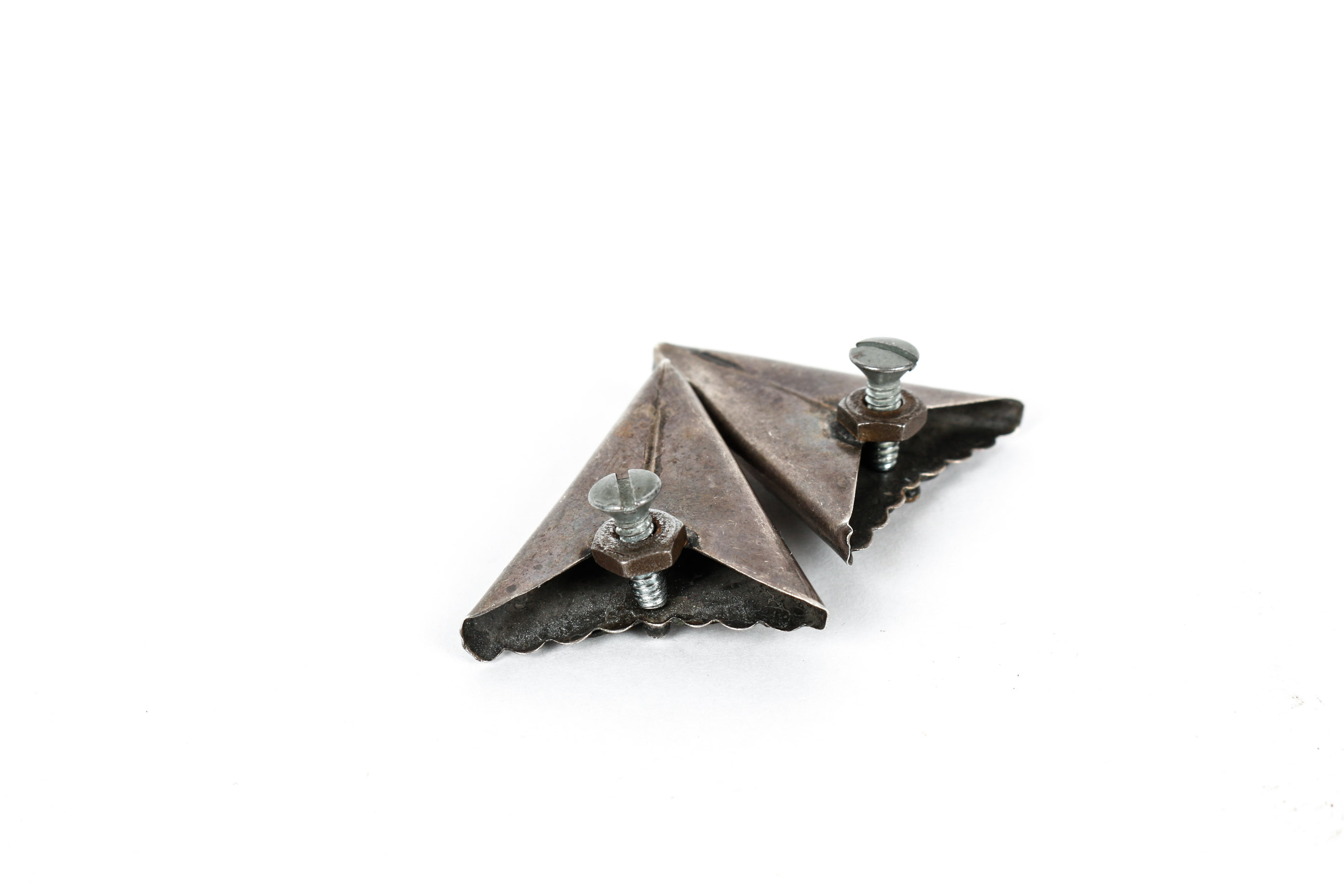 Sterling Silver Collar Clip with Turquoise and Coral, Money Clip and Key Holder