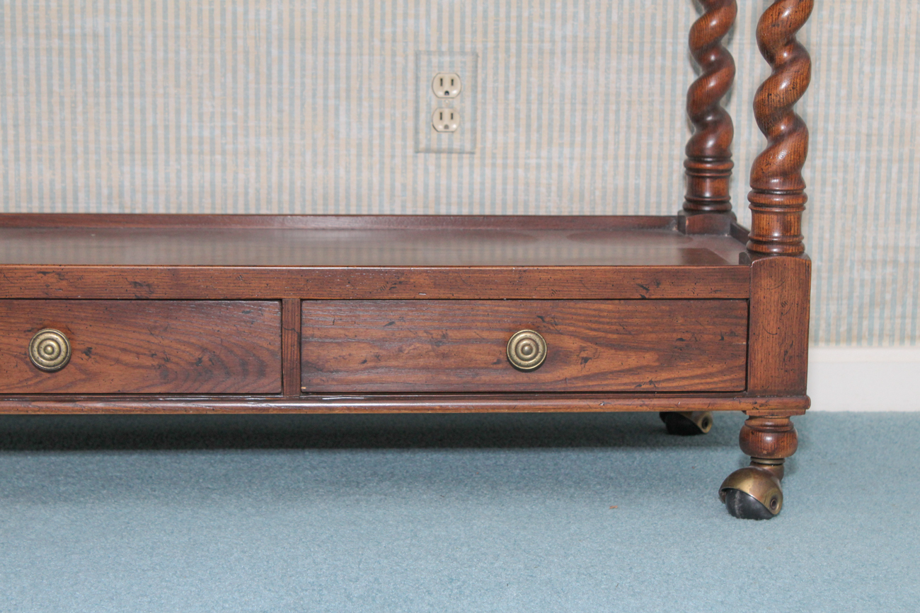 Henredon "Four Centuries" Solid Ash Mobile Server