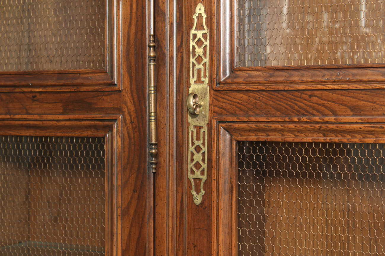 Henredon "Four Centuries" Two-Piece Solid Ash Display Cabinet